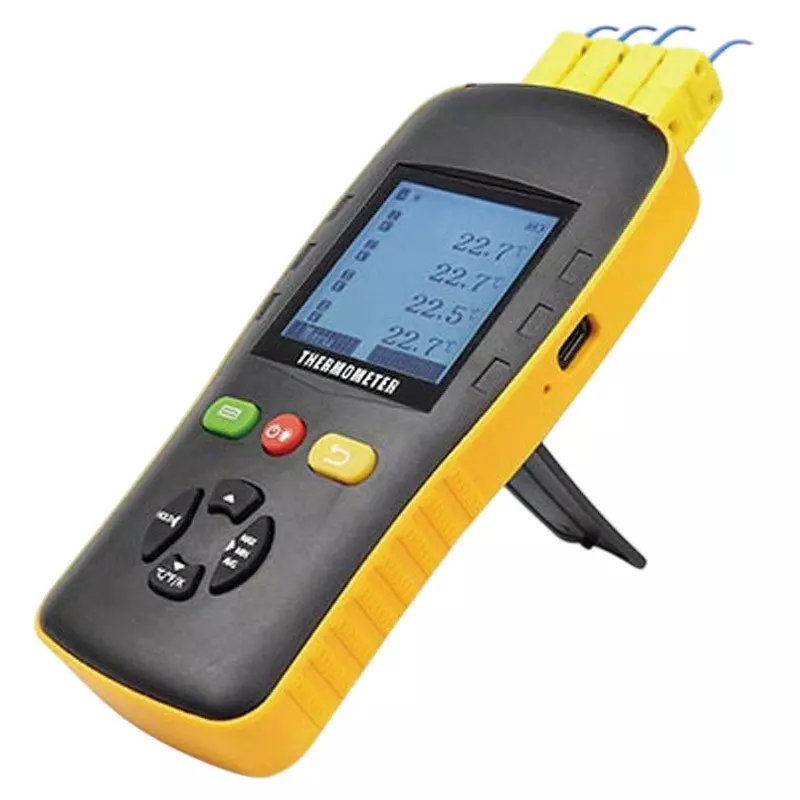 Bitstrong Thermometer And Data Logger Sampling interval: 1 to 65535 seconds Specifications 3 x 1.5 V AA alkaline, BS-LOG-TC604