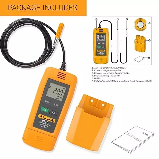 fluke-temperature-humidity-logger-400-c-to-850-c-temperature-measurement-range-and-external-sensor-961c