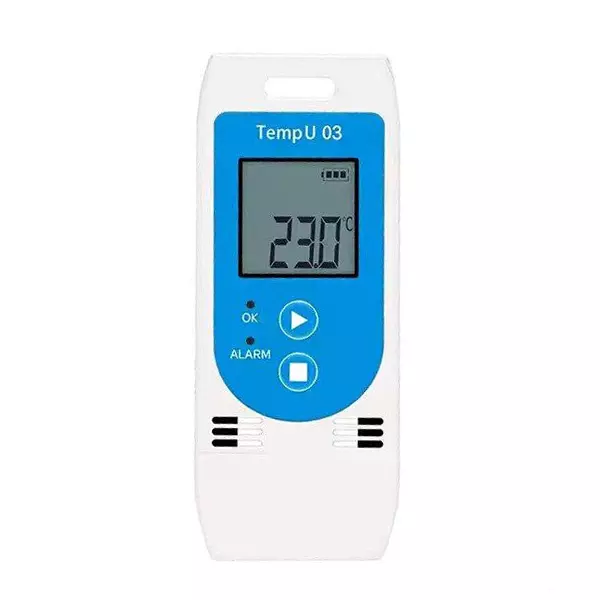 GENERIC Temperature Humidity Data Logger Humidity: 0%-100% RH, Temperature: -30°C to 60°C Measuring Range, Tempu03