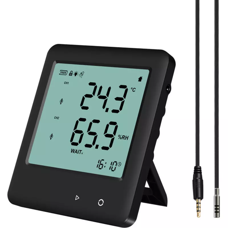 Bitstrong Temperature And Humidity Logger Includes: 8 cm CD, 1 USB cable, 2 wall mounting screws, 3 x 1.5 V AAA, BS-LOG-YDP-20E
