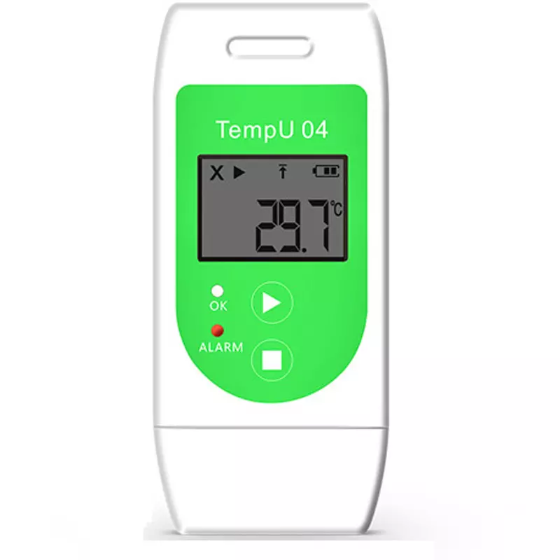 Bitstrong Temperature Data Logger Sampling interval: 10 to 64800 seconds Specifications CR2032 button battery, BS-LOG-TempU04