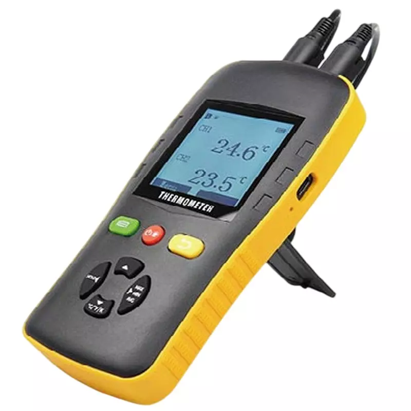 Bitstrong Thermometer And Data Logger Sampling interval: 1 to 65535 seconds Specifications 3 x 1.5 V AA alkaline, BS-LOG-PTD602