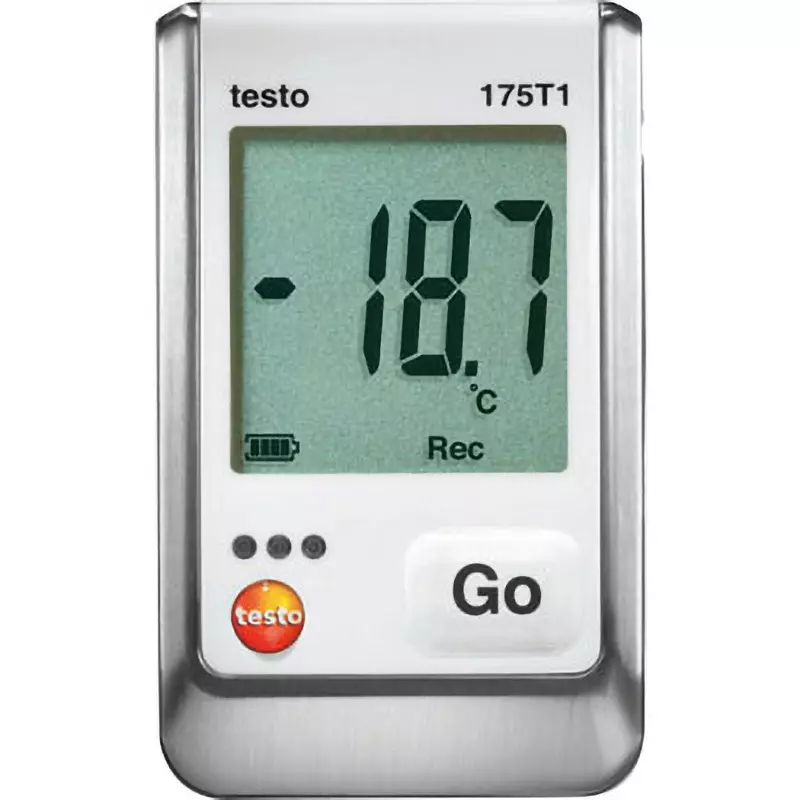 Testo Temperature Data Logger ±0.5℃ (-35 to +55℃) Accuracy 0.1℃ Resolution -35 to +55℃ Measurement Range, 0572 1751