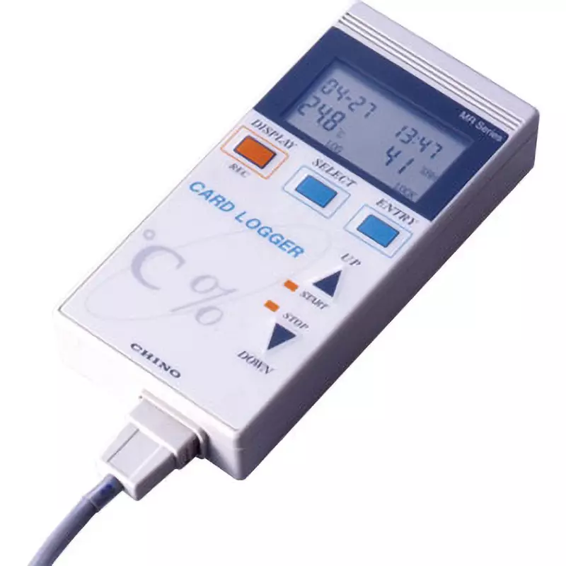 CHINO Card Logger Body Type 2 x AAA batteries (included) Power Supply -40 to 60℃/0 to 100%RH Measurement Range, MR6662