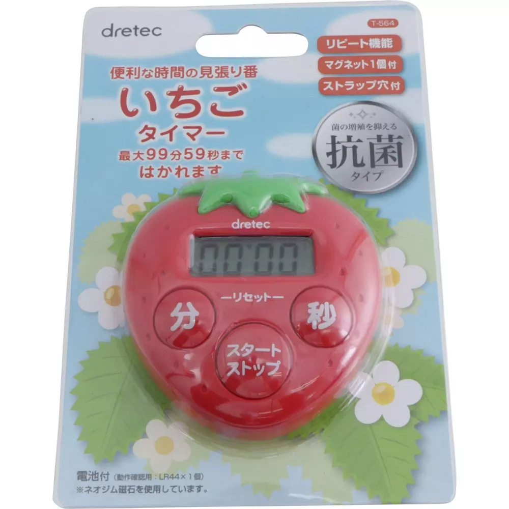 DRETEC Digital Timer 0 to 40 Operating Temperature Range (℃) Digital Display Format ○ Function, T-564RD