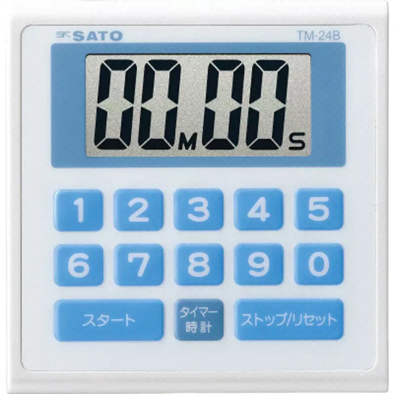 Sato Keiryoki Kitchen Timer 1 x LR44 button battery (demo battery included) Input Power 11 mm Dimension d 79.0, TM-24B