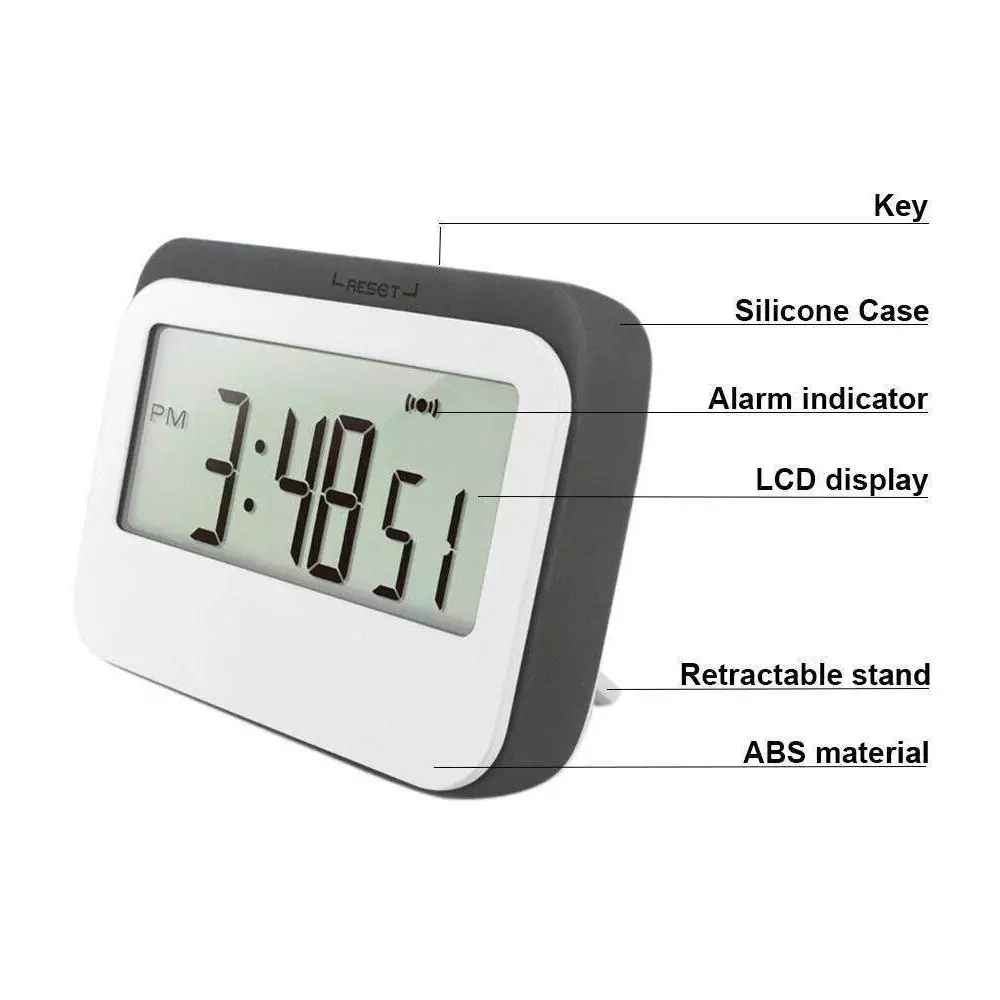 HSETIN Digital Kitchen Timer with LCD Display and ABS Plastic Body, DT-1047 Timer