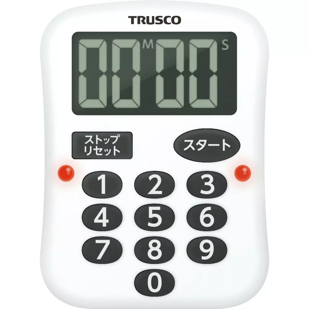 Trusco Shiny Timer 2 AAA batteries (sold separately) Power Supply 64-8639-45 Part No 99 hours 59 minutes, PIKA-TM