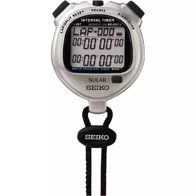 SEIKO Stopwatch Solar charging (lasts 24 months without light after full charge), SVAJ101