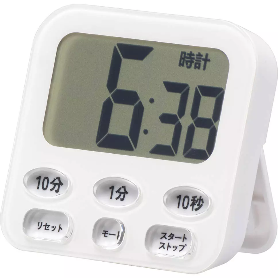 Ohm Electric Digital Timer Alarm: Approx. ±0.5 seconds/100 minutes, Clock: Approx. ±2 seconds/day Accuracy DC1.5 V (1, COK-T141-W