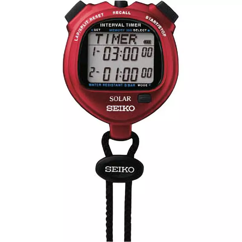 SEIKO Stopwatch Solar charging (lasts 24 months without light after full charge), SVAJ103