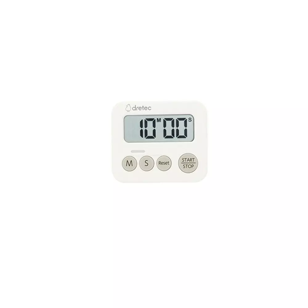 DRETEC Digital Timer, Notification method: Alarm/lamp, Maximum count-up time: 199 minutes 59 seconds, Maximum, T-693IV