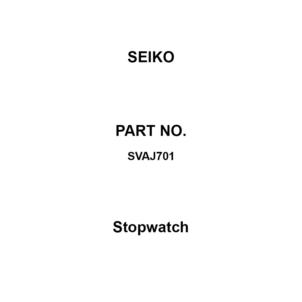 SEIKO Stopwatch Acrylic Glass Top, ADMD010