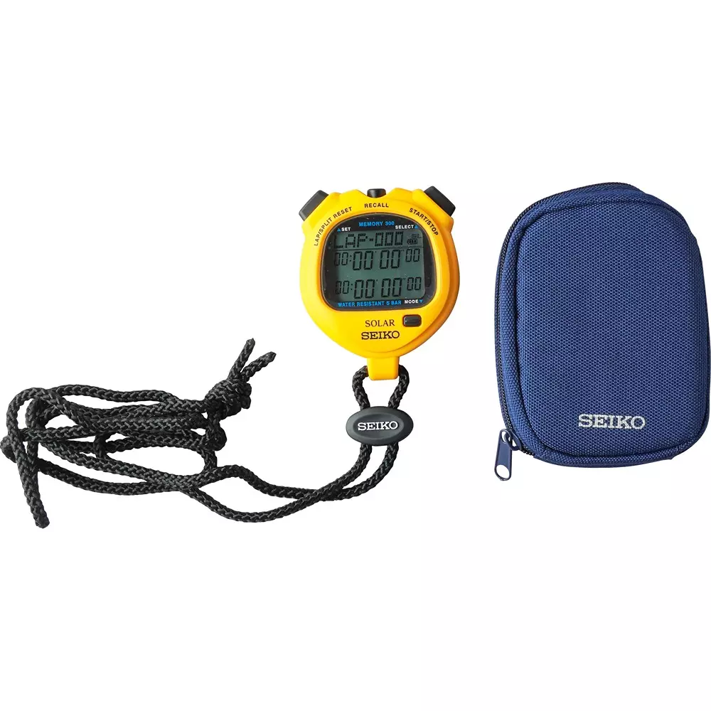 SEIKO Stopwatch Solar charging (24 months with no light exposure after full charge), SVAJ003