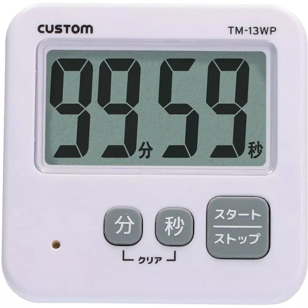 CUSTOM Waterproof Timer 2 xAAA batteries Power Supply Digital Display Format, TM-13WP