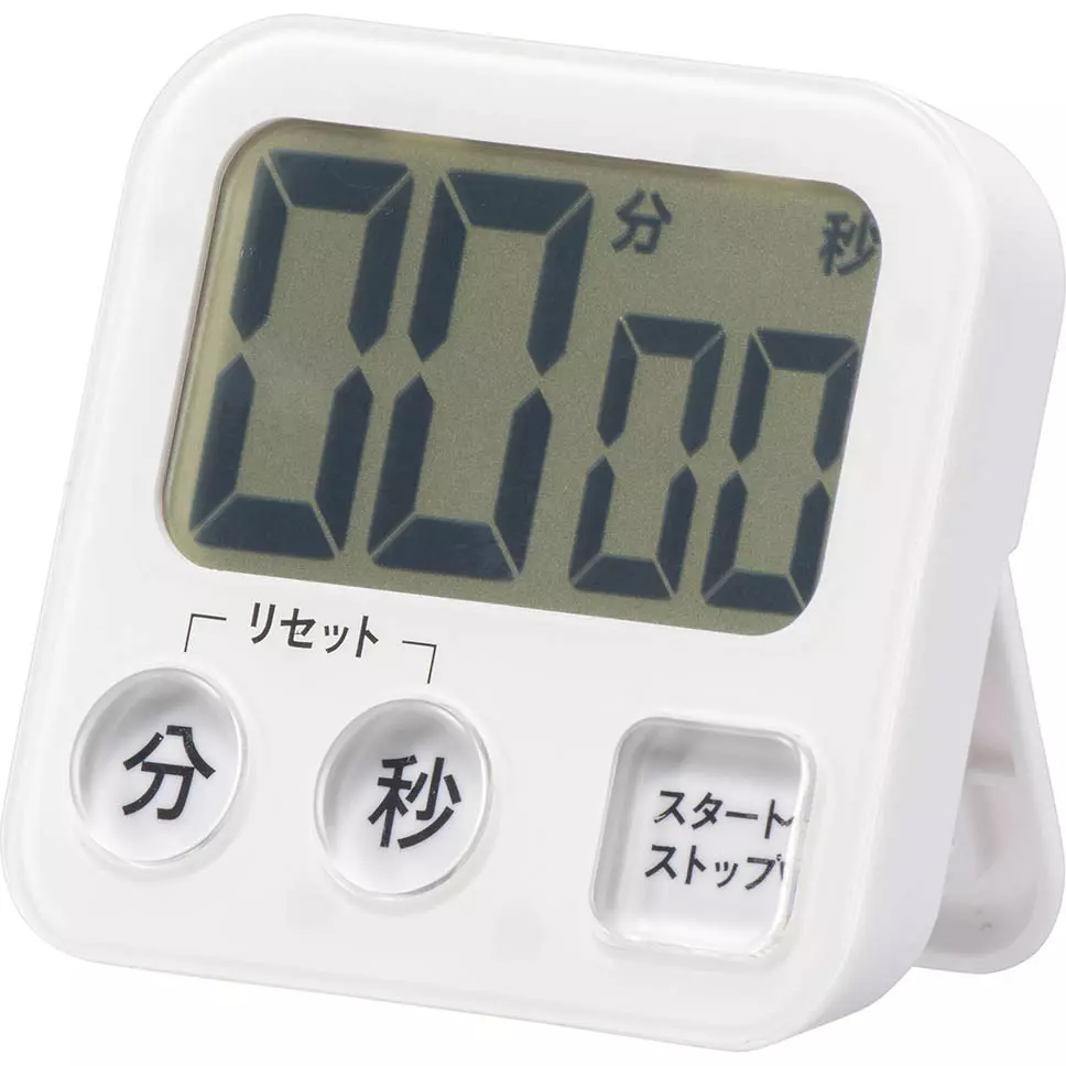 Ohm Electric Digital Timer Approximately ±0.5 seconds/100 minutes Accuracy DC1.5 V (1 AAA battery/sold separately) Power, COK-T131-W