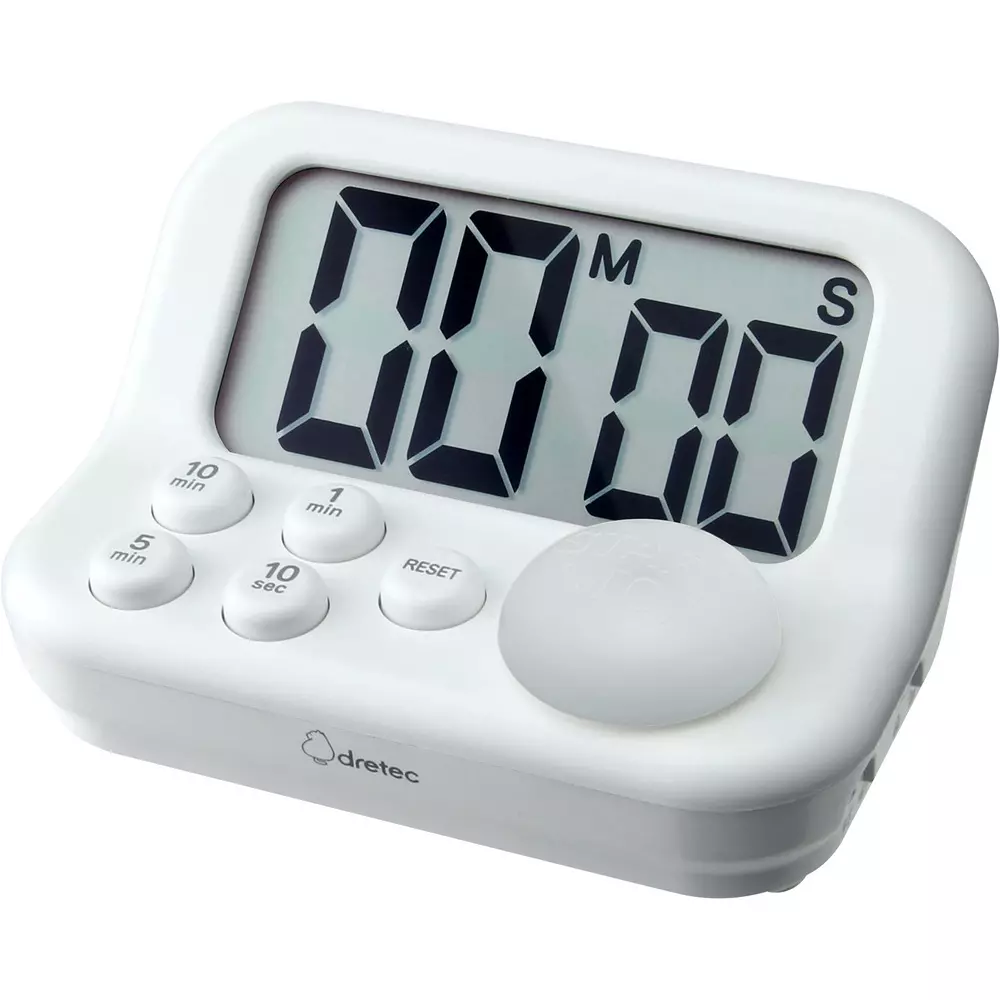 DRETEC Learning Timer AAA batteries x 2 (included for operation check) Power Supply Digital Display Format Count up:, T-593WT