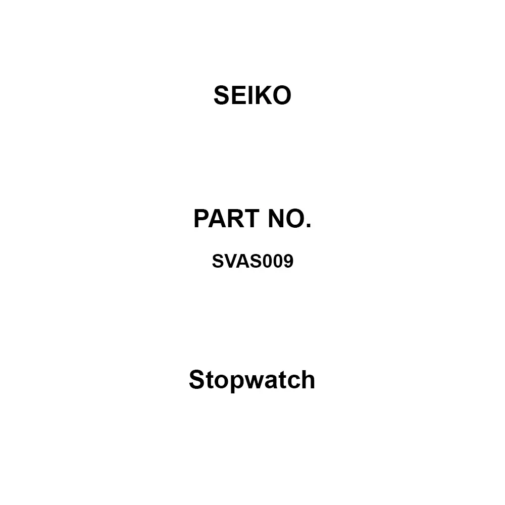 SEIKO Stopwatch Built-in solar charging function Power Supply 1/100 second Minimum Time, SVAJ701