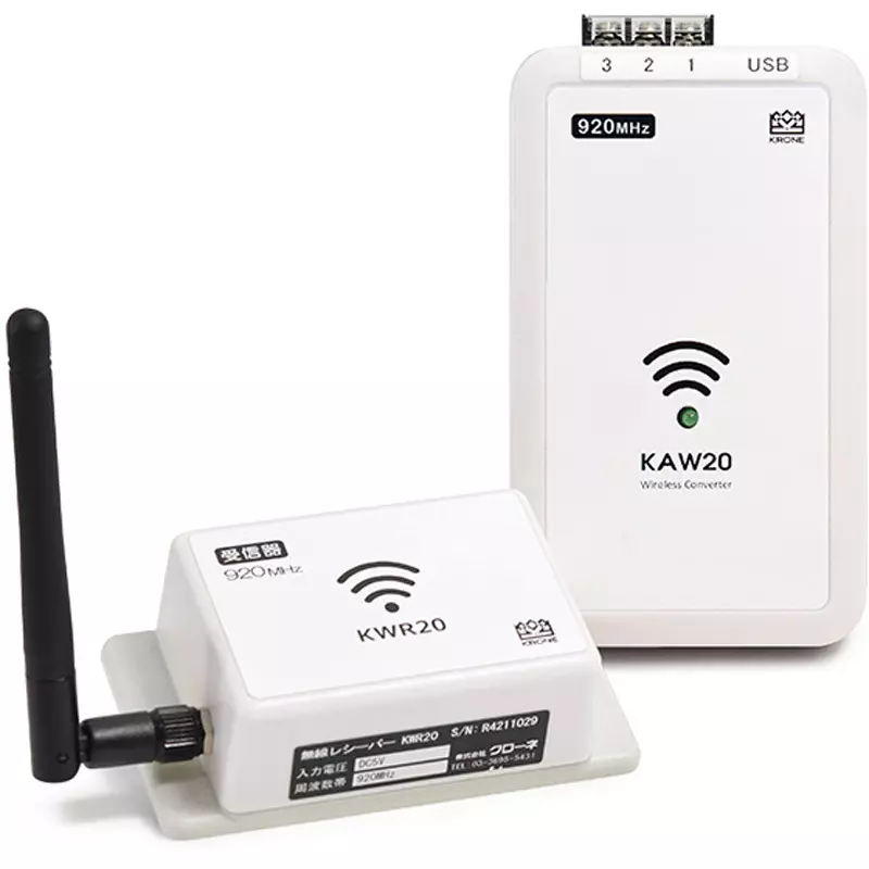 Krone Analog Wireless Converter [Conversion] ±0.1 %FS ±1 digit Accuracy Current input type Type Powered by 3, KAW20-920-A-SET