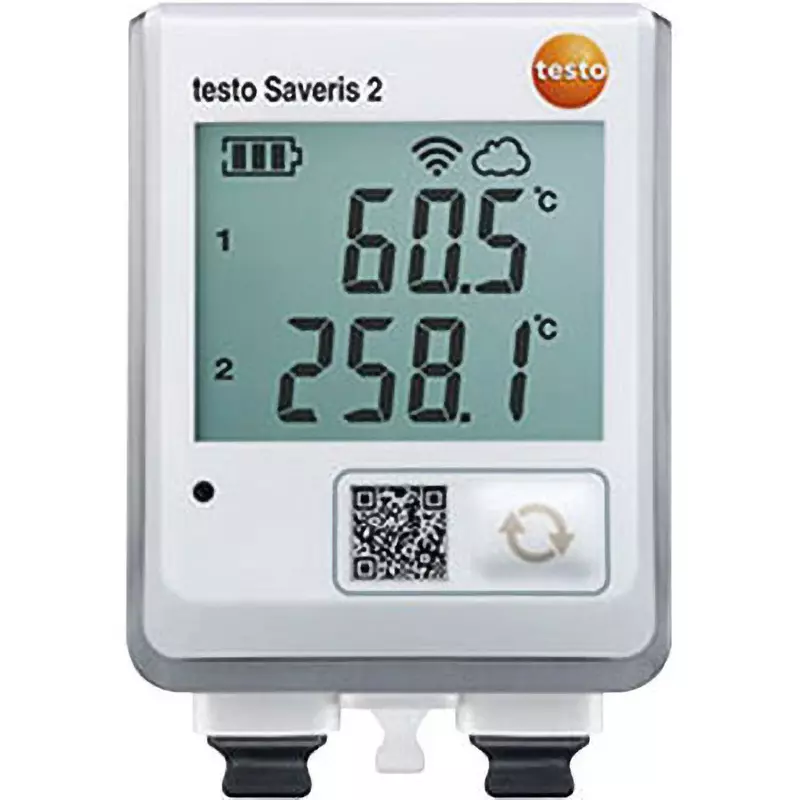 Testo Wireless Data Logger Without door switch IP54 Protection Class 0.1 ℃ Resolution, 0572 2033