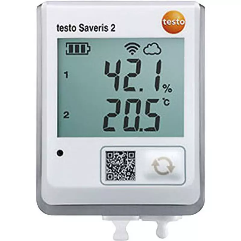 Testo Wireless Data Logger Without door switch IP54 Protection Class 0.1 ℃ Resolution, 0572 2035