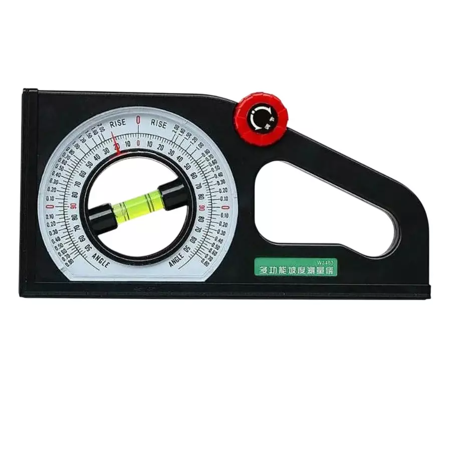 GENERIC Slope Gauge Measuring Tool Black 25 cm Length ABS Plastic Hand Grip for Home & Professional Use,
