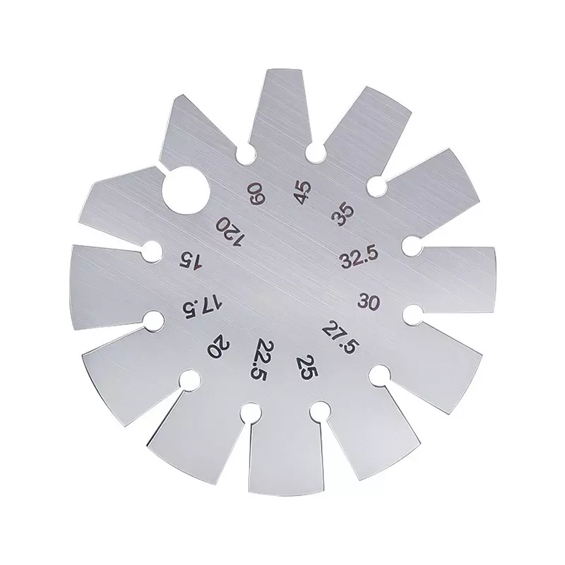 INSIZE Circular Angle Gauge with Stainless Steel Body, 70 mm Diameter and ±0.1° Accuracy, 4857-1A