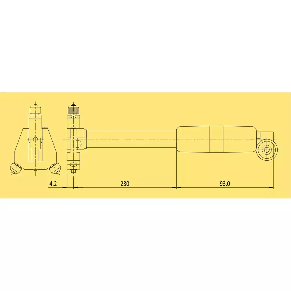 Baker Shallow Type Digital Dial Bore Gauge 50-150 mm Range, K80DPS