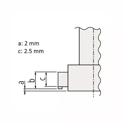 Mitutoyo ABSOLUTE Digimatic Borematic Snap-Open Bore Gauge 8.89-10.795 mm Range ±0.005 mm Accuracy, 568-462