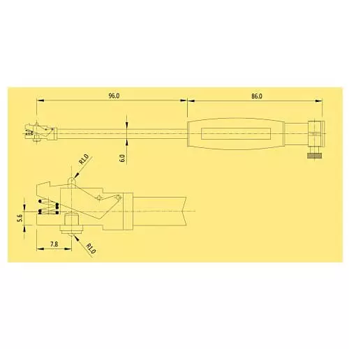Baker Digital Dial Bore Gauge 50-150 mm Range, K80/DP