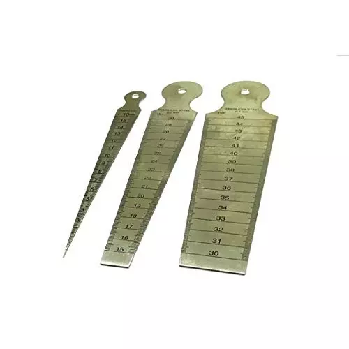 Assorts Imperial & Metric Bore Gauge Stainless Steel with 2-16 mm, 15-30 mm, 30-45 mm (Pack of 3)