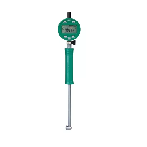 Insize Precision Bore Gauge With Digital Indicator, Setting Ring Not Included 50-100 mm Range and ±0.007 mm Accuracy, 2126-100