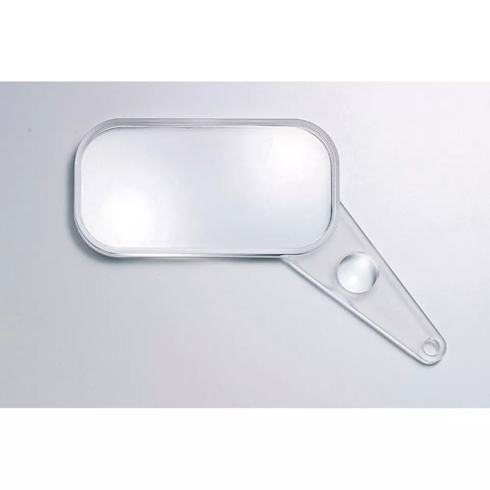 Trusco Acrylic Square Loupe 1.5 times Magnification 125 x61.5 mm Lens Size 185 x120 Dimension, TAKL-15