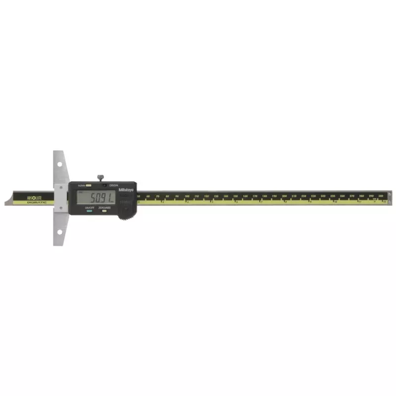 Mitutoyo ABSOLUTE Digimatic Depth Gage 0-300 mm Range ±0.03 mm Accuracy, 571-213-30