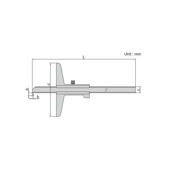 insize-vernier-hook-depth-gauge-0-300-mm-range-and-002-mm-graduation-for-measuring-depth-of-slots-holes-and-recess-1245-300
