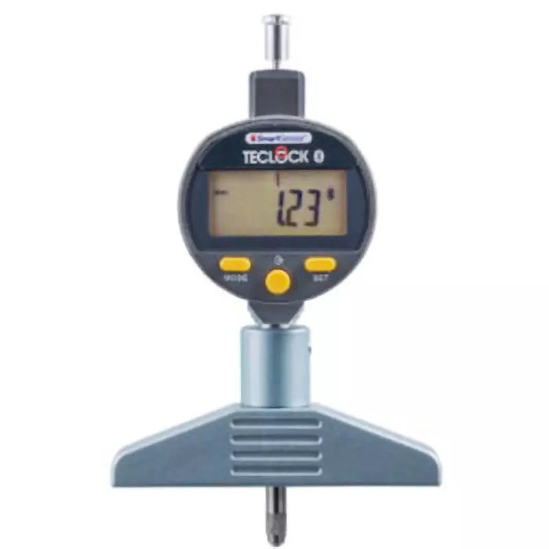 Teclock Digital Depth Gauge No footsteps 12 mm Measuring Ranges 1/100 mm Minimum Reading, SSD-213