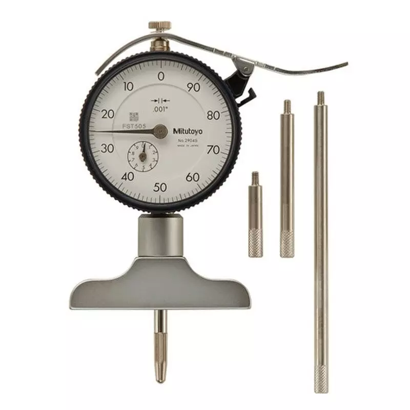 Mitutoyo Dial Depth Gage 0-200 mm Measurement Range, 7217A