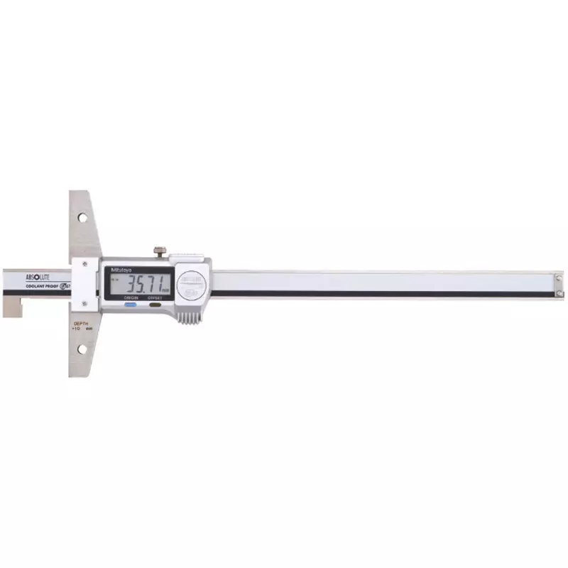 Mitutoyo Digimatic Depth Gauge + Input Tool (USB) Set [Hook Measurement] 0 to 150 mm [Depth Measurement] 10.1 to 160 mm, VDS-P15H+05CZA624+IT-020U (1 Kit)