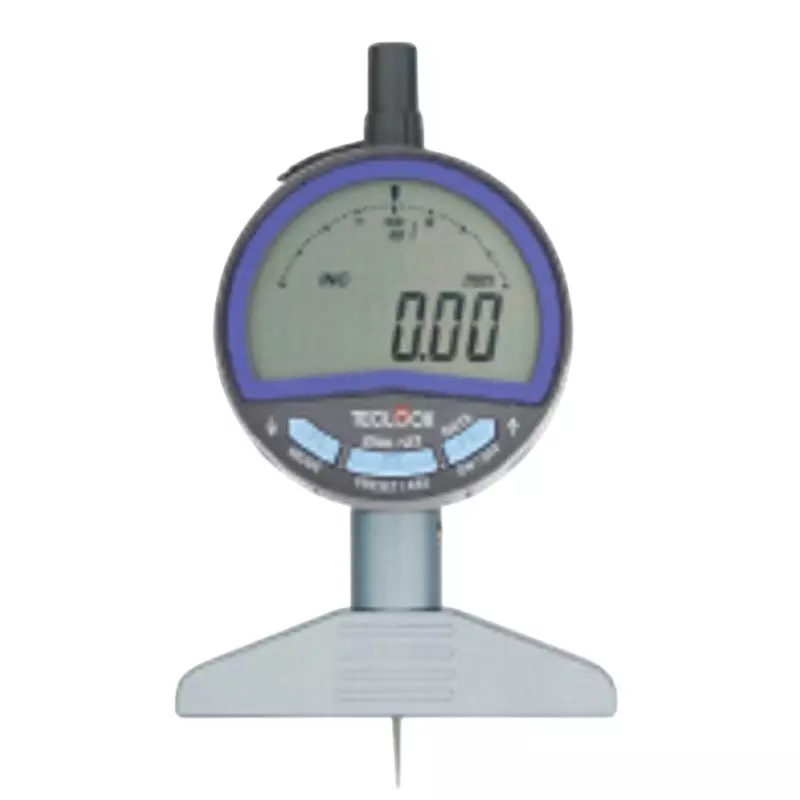 Teclock Digital Depth Gauge 12 mm Measuring Ranges 0.01 mm Minimum Reading 2.5 mm Hole Diameter, DMD-211A