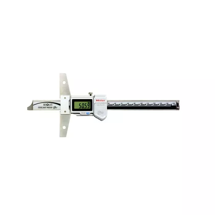 Mitutoyo ABSOLUTE Digimatic Depth Gage 0-150 mm Range ±0.02 mm Accuracy, 571-251-20