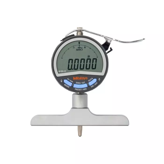 Mitutoyo ABSOLUTE Digimatic Depth Gage 0-200 mm Range ±0.02 mm Accuracy, 547-218A
