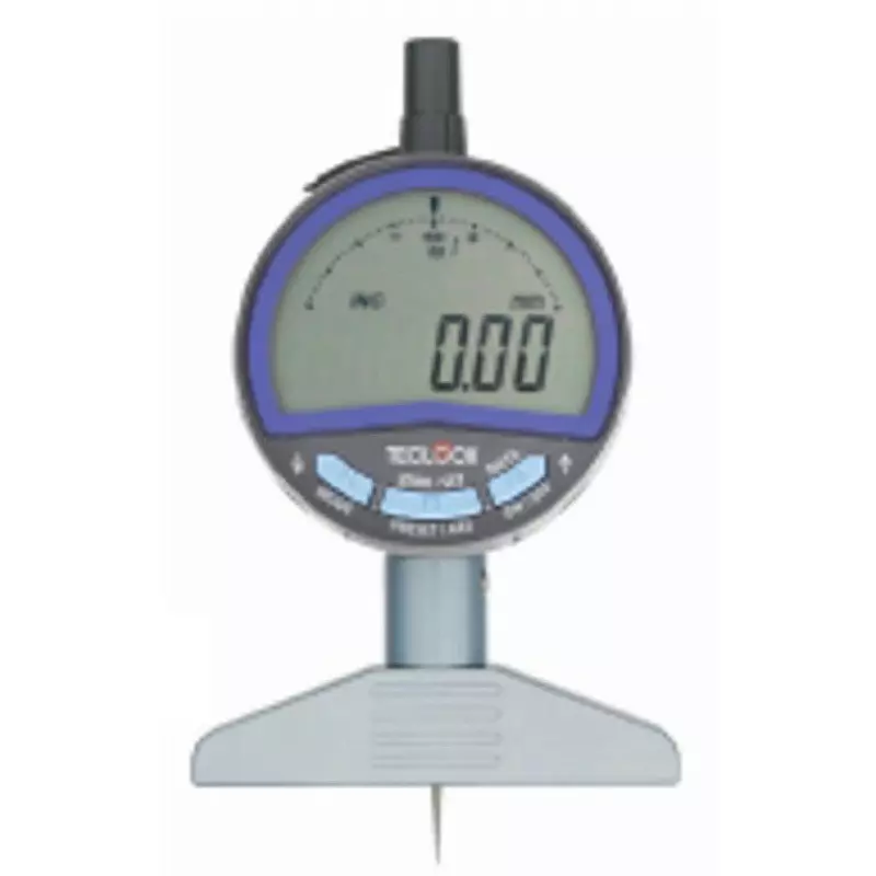 Teclock Digital Depth Gauge 12 mm Measuring Ranges 0.01 mm Minimum Reading 2.5 mm Hole Diameter, DMD-210A