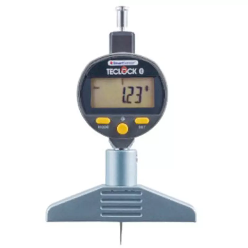 Teclock Digital Depth Gauge No footsteps 12 mm Measuring Ranges 1/100 mm Minimum Reading, SSD-210