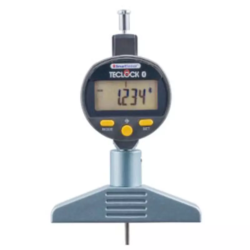 Teclock Digital Depth Gauge No footsteps 12 mm Measuring Ranges 1/1000 mm Minimum Reading, SSD-2110M