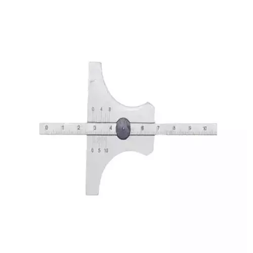 Buyohlic International Multipurpose Vernier Type Depth Gauge Stainless Steel Body White Finish Size 6 inch (150 mm), J8-XCJ5-2I8Y (Pack of 3)