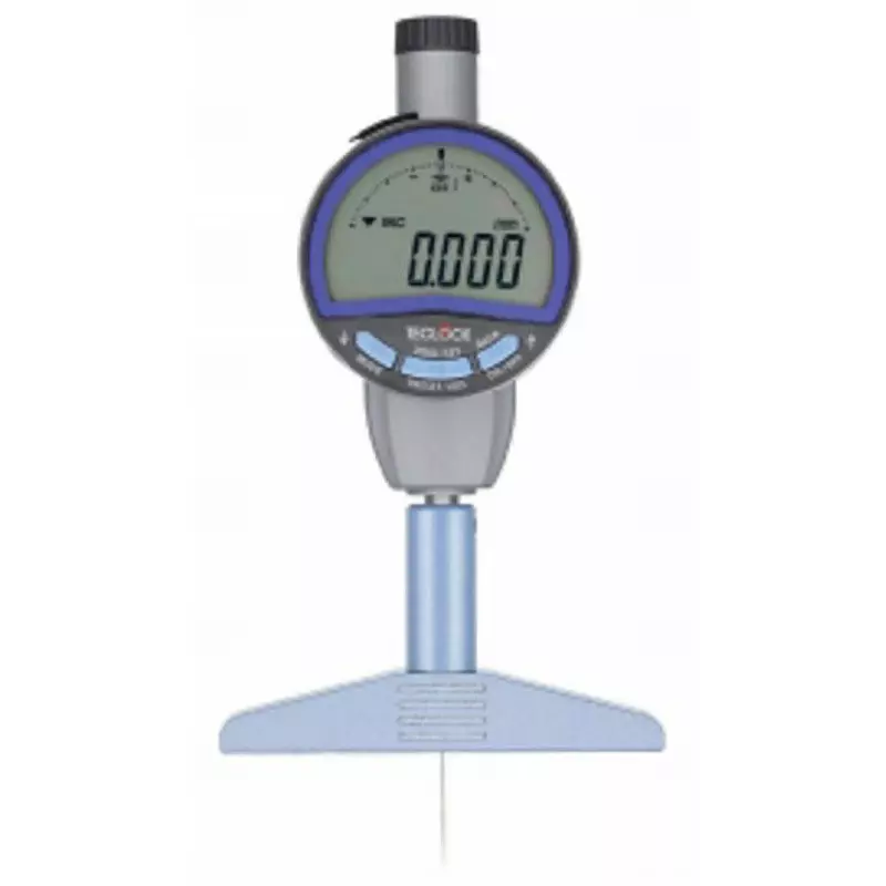 Teclock Digital Depth Gauge 25.4 mm Measuring Ranges 0.001 mm Minimum Reading 2.5 mm Hole Diameter, DMD-2400A