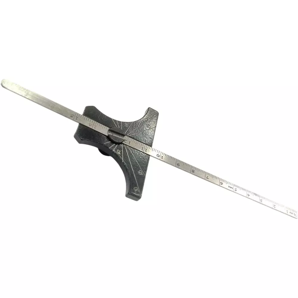 Assorts Metric & Imperial Engineer's Depth Gauge Stainless Steel Compact and Portable 150 mm
