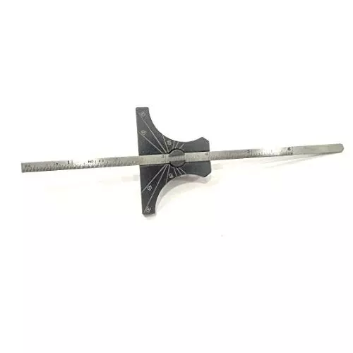 Assorts Metric & Imperial Engineer's Depth Gauge Stainless Steel Compact and Portable 150 mm