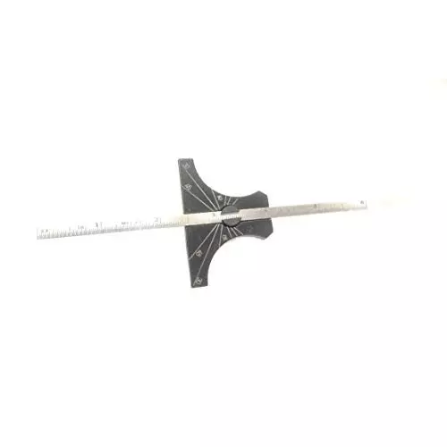 Assorts Metric & Imperial Engineer's Depth Gauge Stainless Steel Compact and Portable 150 mm