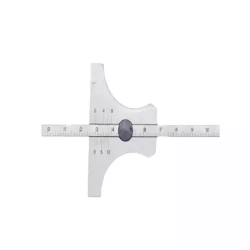 Buyohlic International Multipurpose Vernier Type Depth Gauge Stainless Steel Body White Finish Size 6 inch (150 mm), N1-CGBL-NMIM